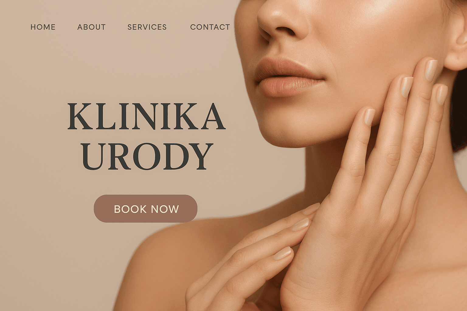 Nowoczesna strona internetowa dla salonu beauty