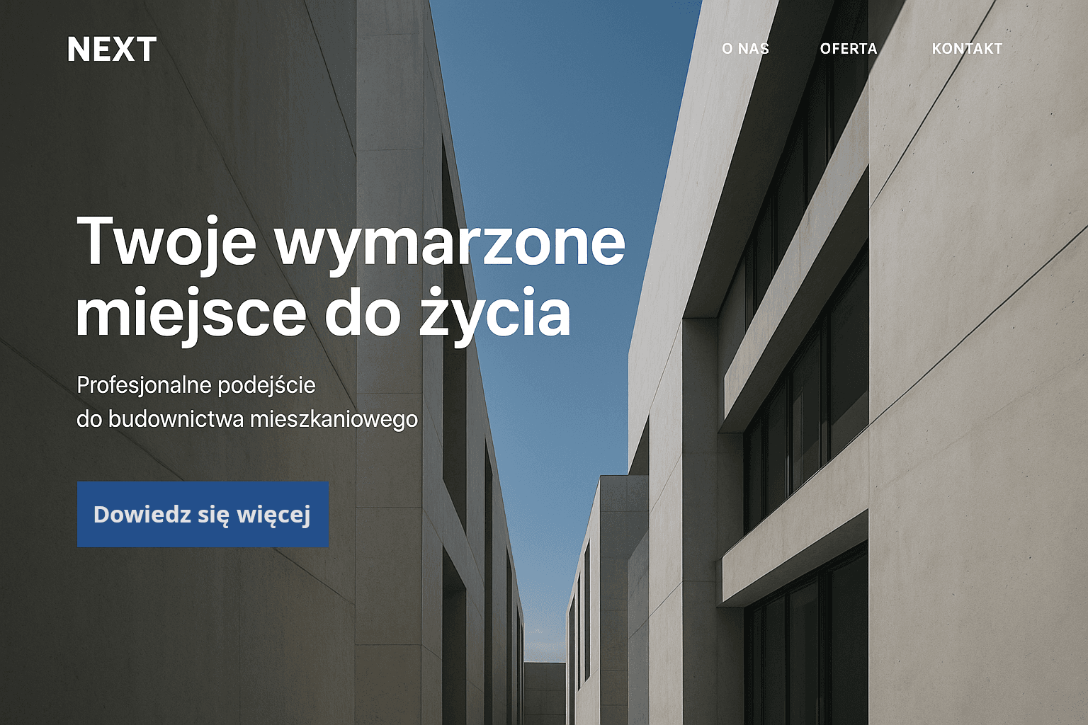 Strona internetowa dla architekta – prezentacja portfolio