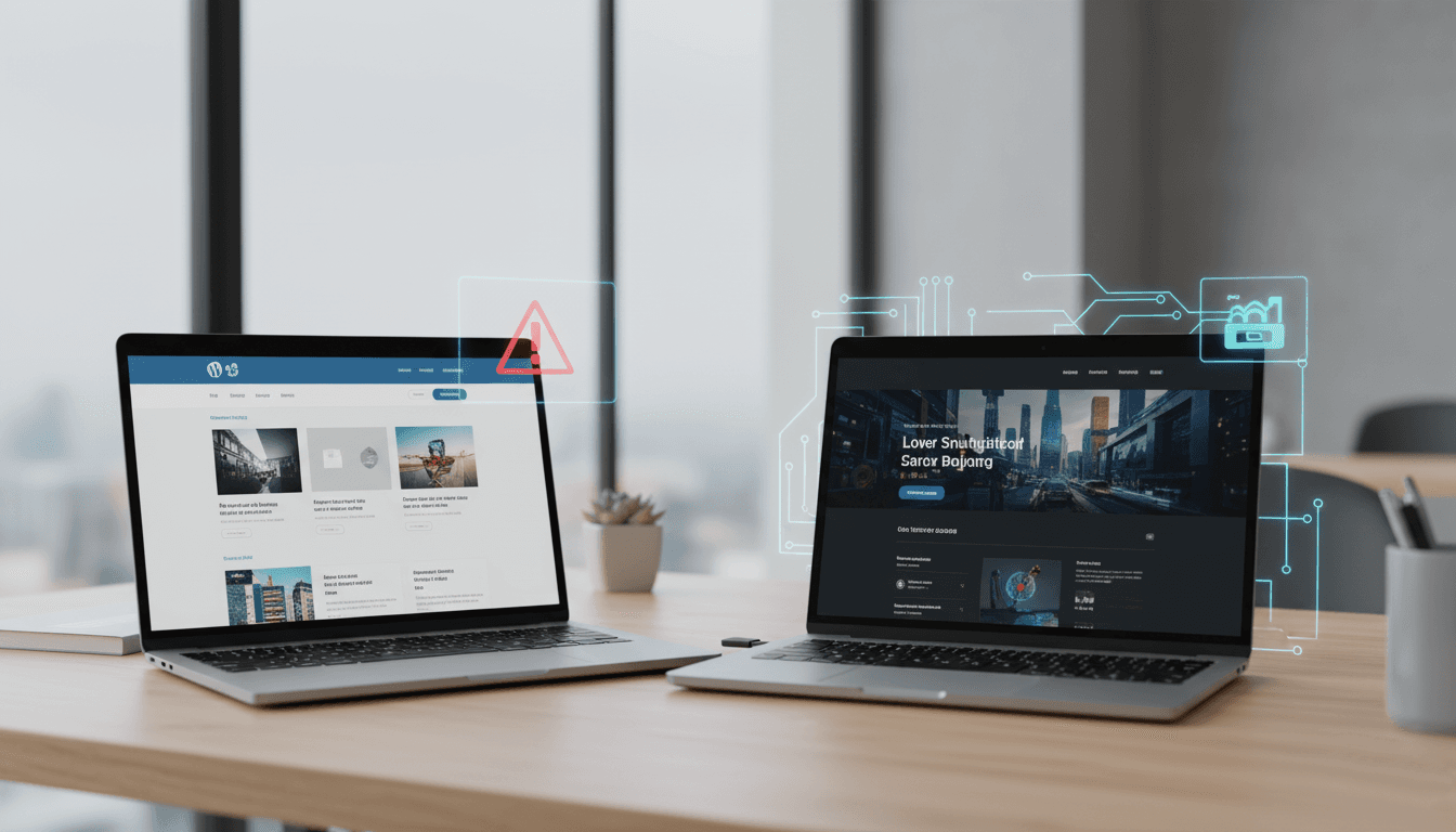 WordPress vs dedykowane rozwiązanie – realistyczne porównanie technologii stron internetowych